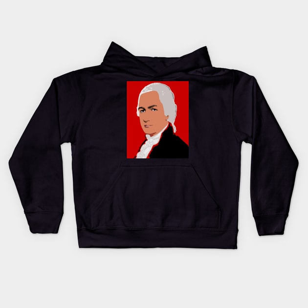 alexander hamilton Kids Hoodie by oryan80